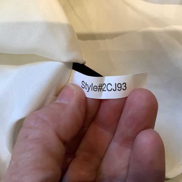 Exploded Metallic Floral Jacquard Organza Tiered Ankle Length  Dress Size 8 NWT - Picture 14 of 17